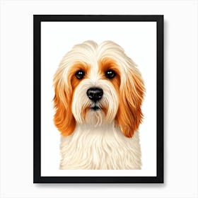 Coton De Tulear Illustration Dog Art Print