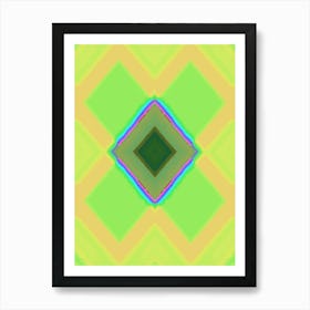 Abstract Geometric Pattern 3 Art Print