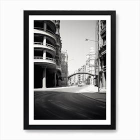 Valencia, Spain, Photography In Black And White 6 Art Print