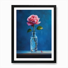 Rose In A Vase 3 Art Print