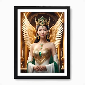 Beautiful Asian Goddess #4 Art Print