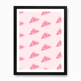 Pink Pizza 2 Art Print