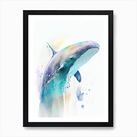 Cuvier S Beaked Whale Storybook Watercolour  (1) Art Print