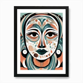 Woman'S Face 6 Art Print