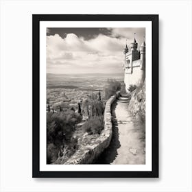Nazareth, Israel, Photography In Black And White 2 Art Print