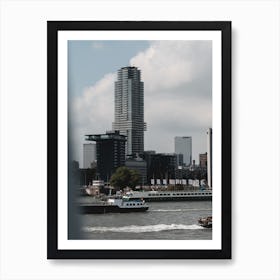 Skyline Rotterdam Art Print