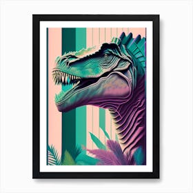 Indominus Rex Pastel Dinosaur Art Print