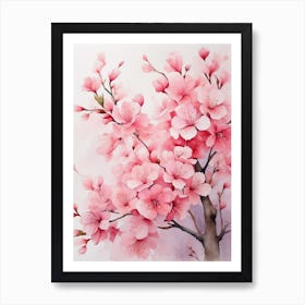 Cherry Blossom Painting Art Print