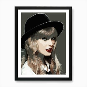 Taylor Swift Painting 1 Art Print