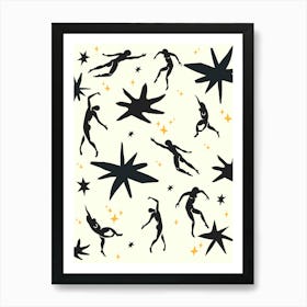 Night Matisse Dance Art Print