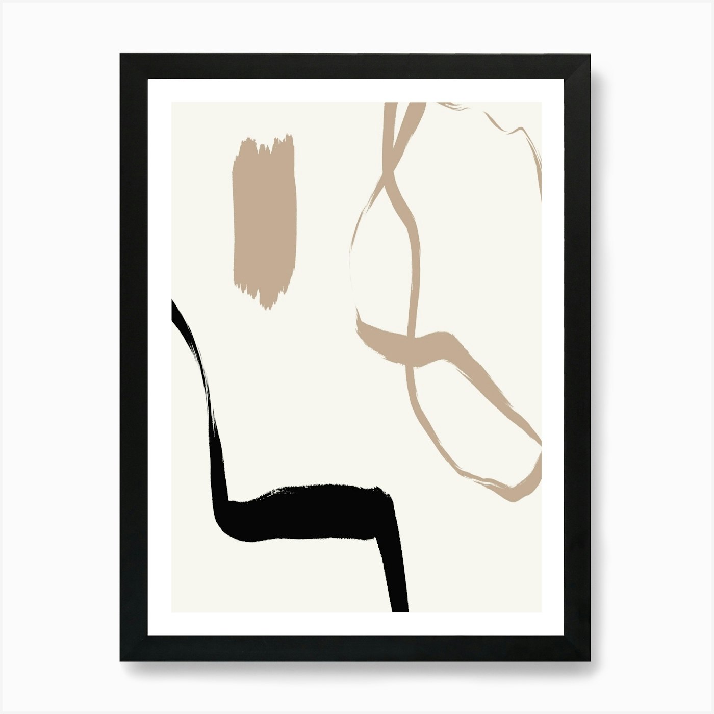Abstraktes Gemälde 16 Kunstdruck gerahmt Wandbild Poster Leinwanddruck Bild - Bild 2 von 4