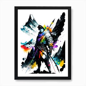 Samurai Warrior 7 Art Print