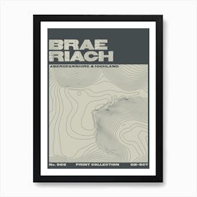 Braeriach - Scottish Munro Mountain Art Print