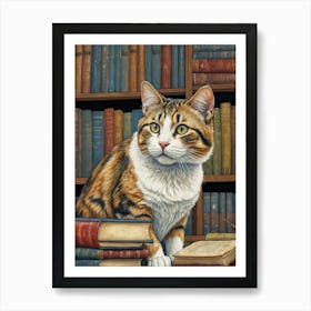 Calico Cat 1 Art Print