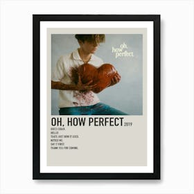 Oh, How Perfect Album Cover 90s Vintage Posters 3 Art Print