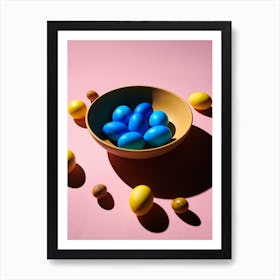 Easter Eggs In A Bowl 9 Art Print