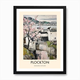 Plockton (Highlands, Scotland) Painting 1 Travel Poster Art Print