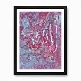 Amethyst and Quartz Art Print