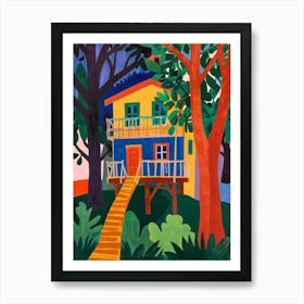 House In The Woods 1 Art Print