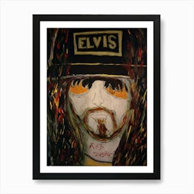 Rob Zombie  Elvis hat Art Print