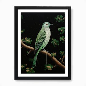 Ohara Koson Inspired Bird Painting Cuckoo 3 Art Print