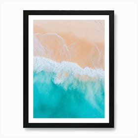 Aerial View Of The Beach 1 Art Print