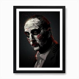 Saw Horror Art Print