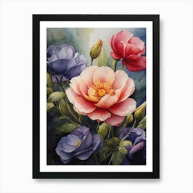 Peonies Art Print