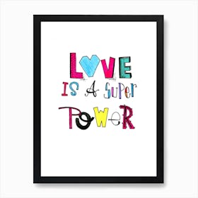 power of love Art Print