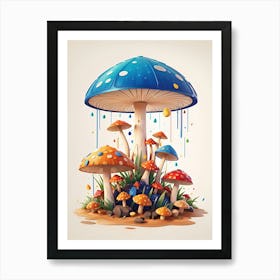 Mushroom Art Print