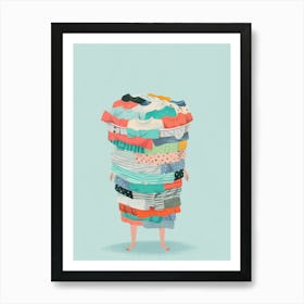 Pile Of Clothes 5 Art Print