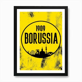 Borussia 1909 Football Germany Art Print