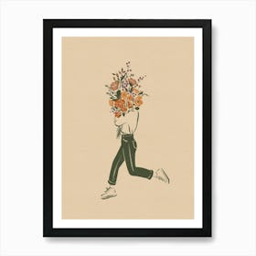 Flower Girl Art Print