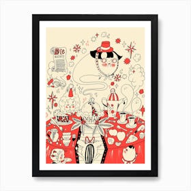 Pie Society Art Print