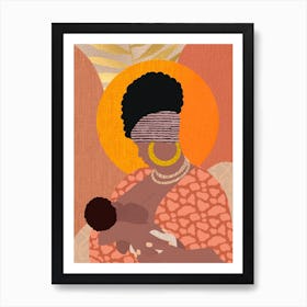 Nursing Mother Art Print