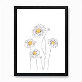 Daisies Art Print