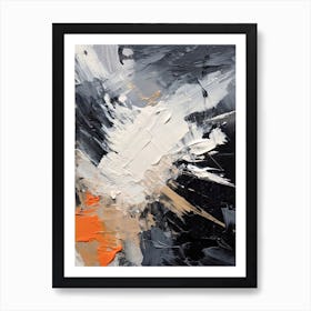 Black Art Painting 4 Art Print