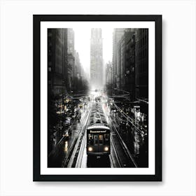 Rainy Day In New York City 2 Art Print