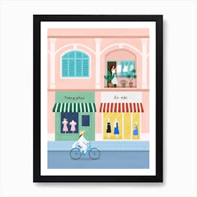 Saigon Street Vietnam Art Print