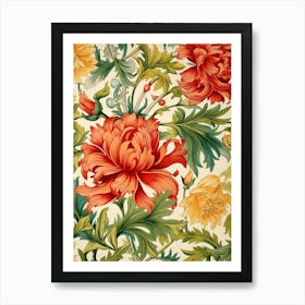 Floral Pattern 18 Art Print