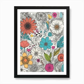 Floral Bouquet 2 Art Print