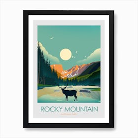 Rocky Mountains Art Print