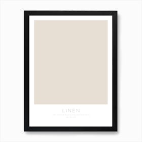 The Colour Block Collection - Linen Art Print