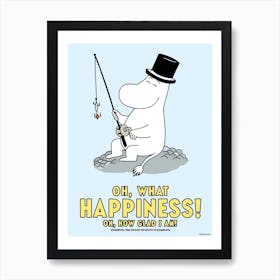 The Moomin Collection Happiness Art Print
