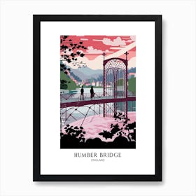 Iron Bridge England Colourful 1 Travel Poster Art Print