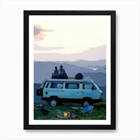 Van Life Art Print