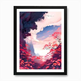 Landscape Painting 21 Art Print