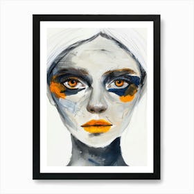 Abstract Of A Woman 37 Art Print