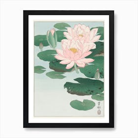 Water Lily, Ohara Koson Art Print