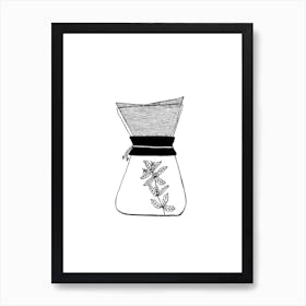 Chemex Coffee Line Art Print